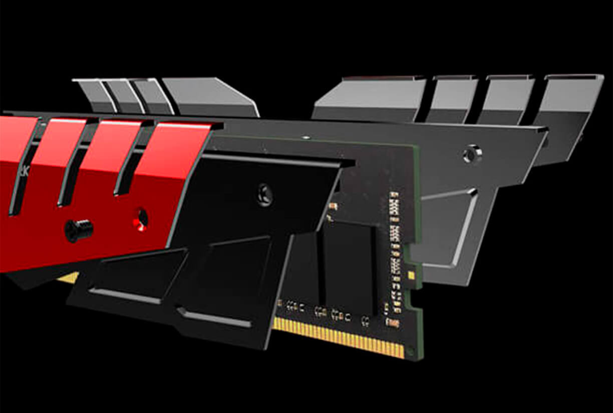 Memoria Team Group T-Force Dark 4GB (1x4) 2400MHz DDR4 Cinza